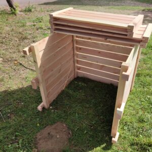 Composteur 500 L ouvert